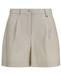Moncler - Beige Polyamide Bermuda Shorts - Lyst