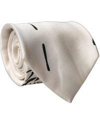 Dolce & Gabbana - Tattoo Floral Silk Adjustable 'Sd Neckmen's Tie - Lyst