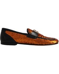 Dolce & Gabbana - Sequin Loafers - Lyst