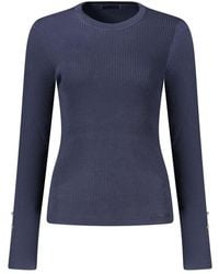 Guess - Blue Viscose 's Sweater - Lyst
