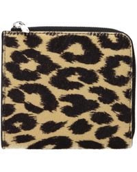 Jil Sander - Beige Horsehair Wallet - Lyst
