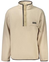 Columbia - Beige Polyester Men Sweatshirt - Lyst