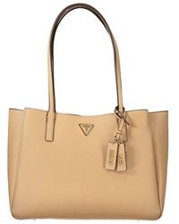 Guess - Beige Polyurethane S Bag - Lyst