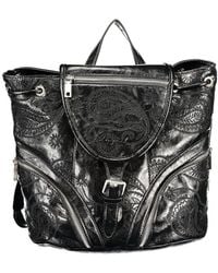 Desigual - Black Polyurethane 's Backpack - Lyst