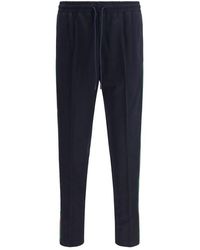 Gucci - Blue Polyester Athletic Pants - Lyst
