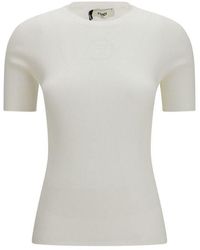 Fendi - White Cotton Sweatshirt - Lyst
