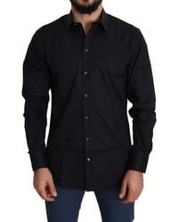 Dolce & Gabbana - Cotton Stretch Formal Dress Shirt - Lyst