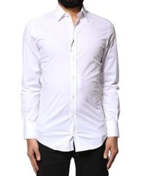 Dolce & Gabbana - Cotton Long Sleeves Dress Shirt - Lyst