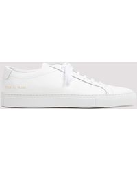 Common Projects - Black Original Achilles Leather Sneakers - Lyst