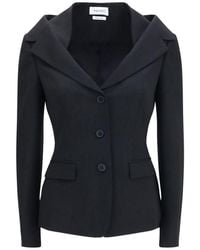 McQueen - Black Wool Oves Aries Full - Lyst
