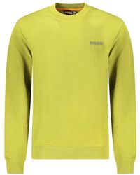Napapijri - Green Cotton Men's Sweatshirt - Lyst