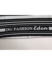 Dolce & Gabbana - White Cotton Dg Fashion Crew Neck Tee T - Lyst