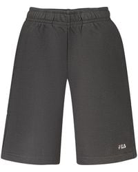 Fila - Black Cotton Men's Pants - Lyst