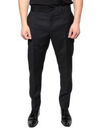 Dolce & Gabbana - Wool Skinny Dress Pants - Lyst