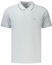 COVERI MOVING - Azzurro Cotton Men's Polo - Lyst