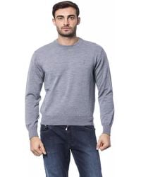 Billionaire Italian Couture - Embroidered Merino Wool Crew Neck Sweater - Lyst