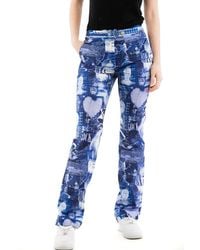 Moschino - Multicolor Cotton Casual Pants - Lyst