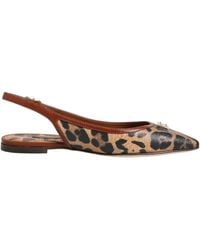 Dolce & Gabbana - Leopard Slingback Flats Sandals Shoes Co+Pl+Pu+10Lf - Lyst