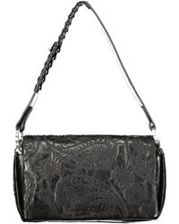Desigual - Black Polyurethane Bag - Lyst