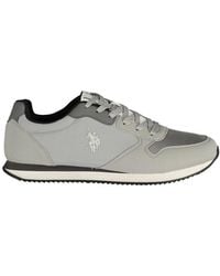U.S. POLO ASSN. - Dark Grey Polyurethane Men's Sneaker - Lyst