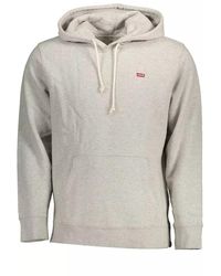Levi's - Essential Gray Hooded Sweatshirt For Men - Lyst