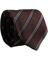 Dolce & Gabbana - Stripes Silk Adjustable Neckmen's Accessory Tie - Lyst