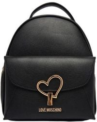 Love Moschino - Black Polyethylene Backpack - Lyst