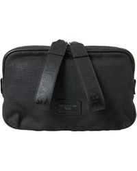 Dolce & Gabbana - Sleek Black Canvas Belt Bag - Lyst