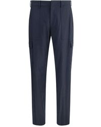 Etro - Flannel Cargo Pants - Lyst