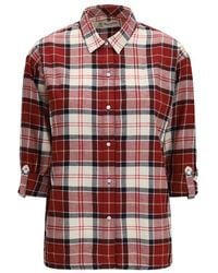 Barbour - Red Cotton Pattern Shirt - Lyst