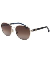 Kate Spade - Gold Metal Sunglasses - Lyst