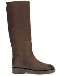 Paris Texas - Brown Calf Leather Bos Taurus Ankle Boots - Lyst