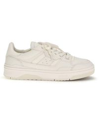 Axel Arigato - Gray Calf Leather Bos Taurus Low Top Sneakers - Lyst