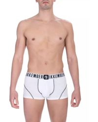 Bikkembergs - Elevate Your Essentials With Cotton Trunk Twin-Pack - Lyst
