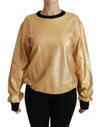 Dolce & Gabbana - Cotton Crewneck Pullover Sweater - Lyst