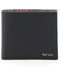 Genuine Paul Smith Men's Burnished leather  6 CC Wallet Great Gift Boxed 