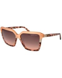 MARCIANO BY GUESS - Orange Acetate Sunglasses - Lyst