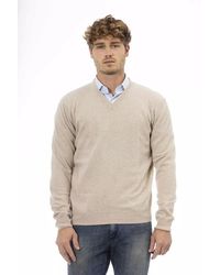 Sergio Tacchini - Beige Wool Sweater - Lyst