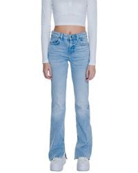 Guess - Light Blue Cotton Jeans & Pant - Lyst