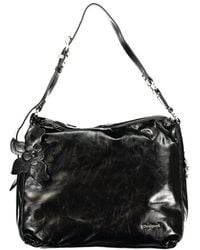 Desigual - Black Polyurethane 's Bag - Lyst