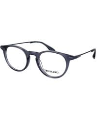 Trussardi - Gray Acetate Glasses (frames) - Lyst