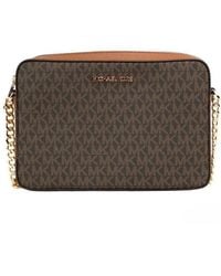 Michael Kors - East West Crossbody Bag (brown Signature) - Lyst