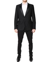 Dolce & Gabbana - Wool Single Breasted Blazer Jacket - Lyst
