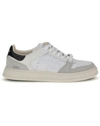 Premiata - White Calf Leather Bos Taurus Low Top Sneakers - Lyst