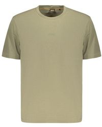 BOSS - Verde Cotton Men's T - Lyst
