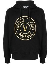 Versace Jeans Couture - Chic Hooded Sweatshirt - Lyst
