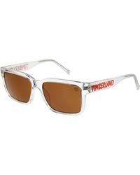 Timberland - Transparent Stainless Steel Sunglasses - Lyst