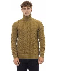 Alpha Studio - Elegant Turtleneck Sweater In - Lyst