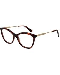 Longchamp - Brown Metal & Plastic Glasses (frames) - Lyst