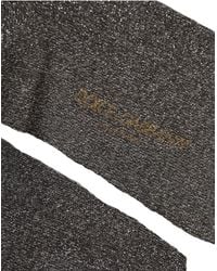 Dolce & Gabbana - Dark Gray Viscose Logo Mid Calf Accessory Socks - Lyst